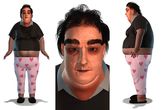 Жуткая модель демонстрирует, как мы будем выглядеть через 25 лет, если продолжим работать из дома