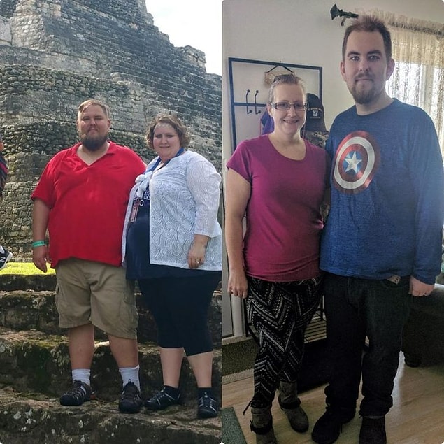 11. "Kalından inceye. Eşimle birlikte 140 kg verdik."