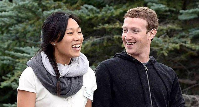 5. Mark Zuckerberg - Priscilla Chan