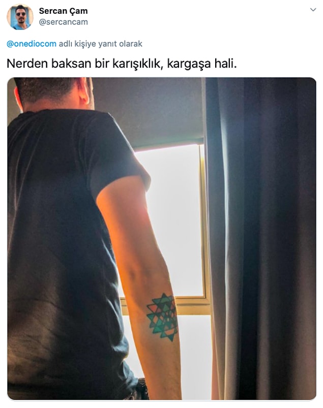 7. Şefimizin dövmesi de bir başka şimdi 🤩