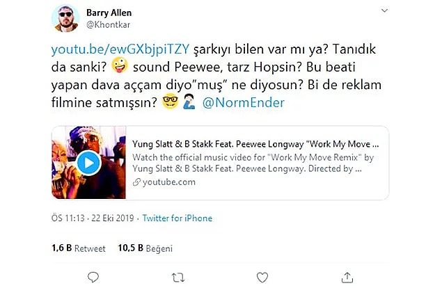 Bir süre sonra da Khontkar bir markanın reklamında da kullanılan parçanın çalıntı olduğunu iddia etmiş ve ardından Young Slatt, "beat'imi çaldı" ifadelerini kullanmıştı.