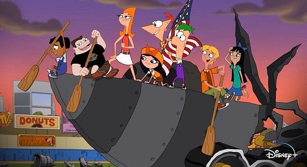 3. Phines and Ferb, film olarak geri dönüyor. Phines and Ferb Movie: Candace Against Universe, 28 Ağustos’ta Disney+’ta yayında olacak.