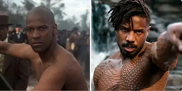 2. Вдохновленный решением Дензела Вашингтона всегда носить страшный грим, чтобы лучше отождествлять себя с персонажем в картине "Слава", Майкл Б. Джордан бродил с ранами Килмонгера на съемках "Черной Пантеры", даже когда они были невидимы.