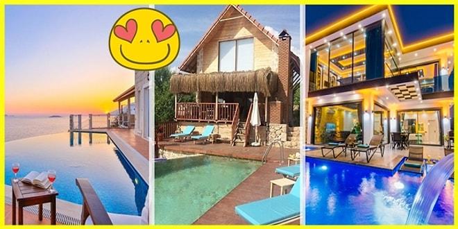 Uygun Fiyatlı Havuzlu Villalardan Romantik Balayı Villalarına: Güvenli Tatil İçin Aradığınızı Mutlaka Bulacağınız 11 Tatil Evi
