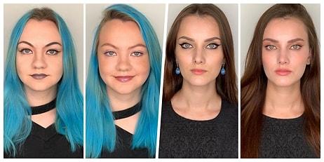 Bir Profesyonelin Ufak Dokunuşlarıyla Yapılan Makyajın Yüz İfademizi Nasıl Değiştirdiğini Gösteren 16 Karşılaştırma
