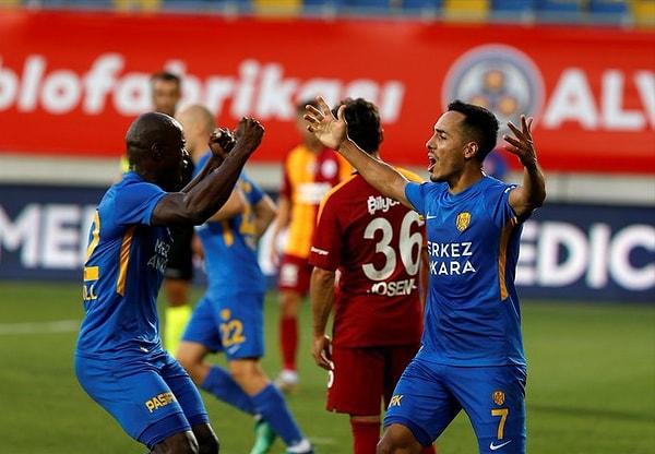 62. dakikada Ankaragücü'nün kazandığı penaltıda Scarione vuruşu gole çevirerek takımını 1-0 öne geçirdi.