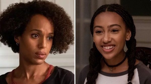 13. Миа и ее дочь Перл в сериале "И повсюду тлеют пожары"