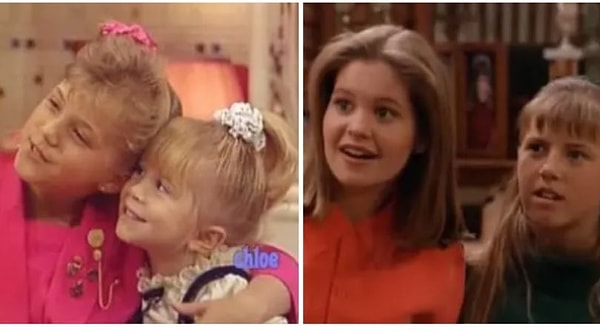 16. Стефани, Мишель и Диджей в сериале "Полный дом"