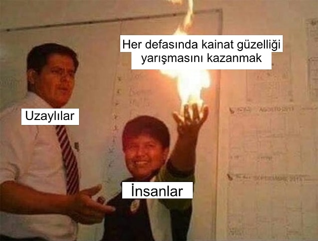 13. Adı kainat güzelliği yarışması değil mi cidden ne bu ayrımcılık? 😂