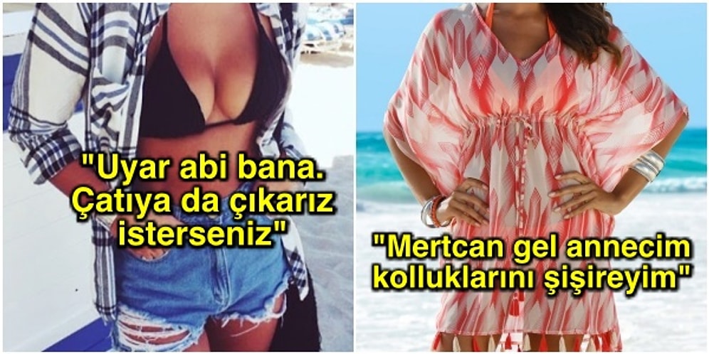 Plajda Giyilen Kıyafetlere Göre Yapılmış Birbirinden Cuk Oturan Aşırı Gerçekçi Karakter Analizleri