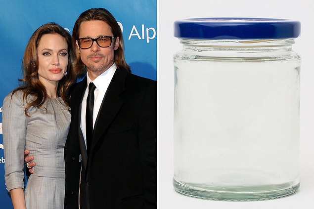7. Brangelina'nın nefesinin olduğu kavanoz: