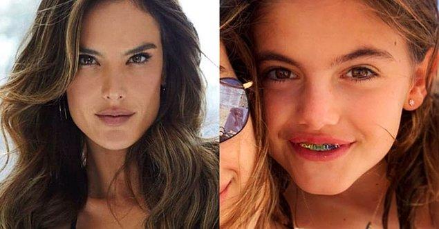 5. Ünlü model Alessandra Ambrosio ve kızı Mazur, tıpkısının aynısı 😅