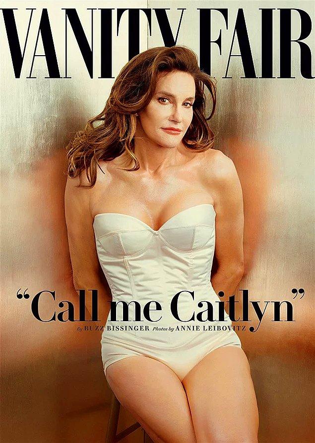15. Caitlyn Jenner'ın cinsiyet değiştirdiğini duyurduğu fotoğraf: