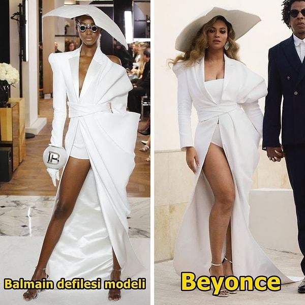 Hangisi Balmain elbiseyi daha iyi taşımış?
