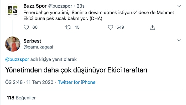 1. Her takıma böyle düşünceli futbolcular lazım...