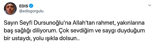 7'den 70'e Herkesin Hayatına Dokunan Seyfi Dursunoğlu Namıdiğer Huysuz Virjin'in Ardından Paylaşılan Veda Mesajları