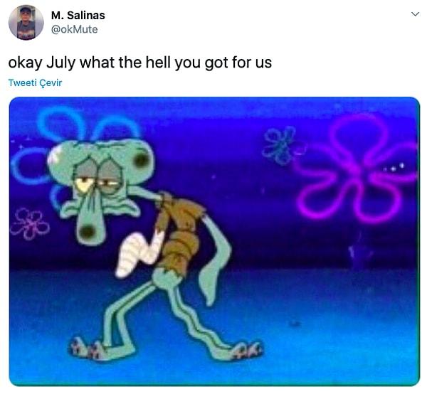 13. "Evet Temmuz bize ne yaptın tam olarak?"