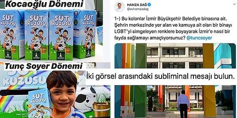 Milletvekili Hamza Dağ, Süt Paketinde ve Belediye Binasında Gökkuşağı Renklerini Kullanan İzmir Belediyesi'ne Savaş Açtı