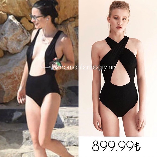 9. Çeşme'de tatiline devam eden Merve Boluğur'un mayosunun modelini değiştirmesi meraklı gözlerden kaçmadı.
