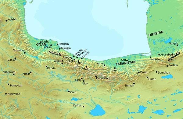 Hazar Denizi ve Elburz Dağları'nın arasında kalan bir alanda 700 yıla dayanan bir hükümdarlık süreci yaşadılar.