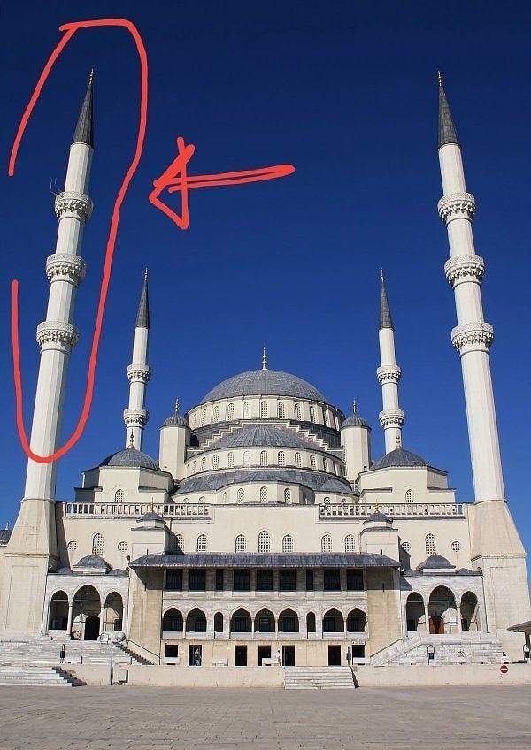 5. "Ankara'ya gidip Kocatepe Cami'ne ziyarete gittiğim zaman işaretlediğim minareyi gördüğümde şoka girmiştim."