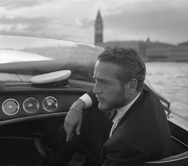 27. Allah'ın bir lütfu Paul Newman'ın 1963 yılından fotoğrafı.