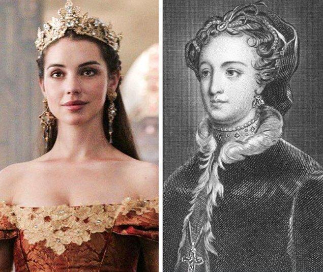 6. Mary Stuart olarak Adelaide Kane - 'Reign' dizisinde.