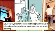 Koronavirüse Yakalanan Filistinli Kadının Oğlunun, Annesini Kaybedene Kadar Hastane Camında Beklemesi Sizi Hüngür Hüngür Ağlatacak!