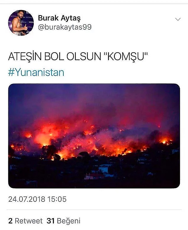 2. Komşumuz açken tok yatmak bir kenara, ölmeleri için dua ettik.