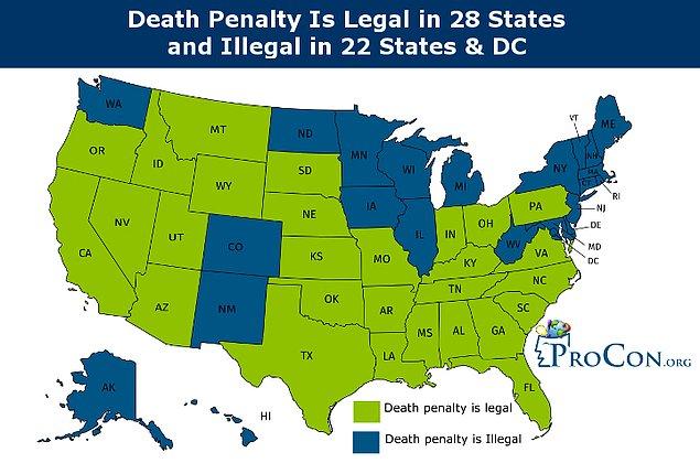 Çünkü cezanın uygulandığı eyaletlerde aynı derecedeki tüm suçlar idamla sonuçlanmıyor.
