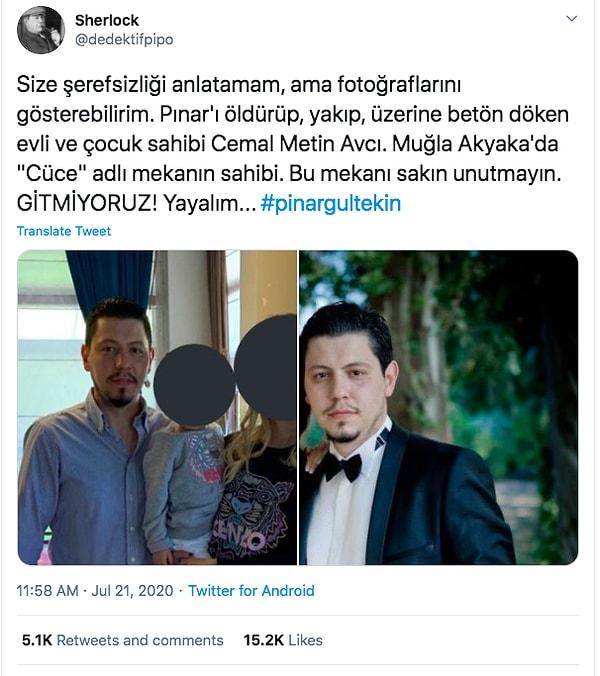 1. "Pınar Gültekin'in katil zanlısı Cemal Metin Avcı'nın, Muğla'nın Akyaka ilçesindeki 'Cüce' isimli barların sahibi olduğu iddiası"