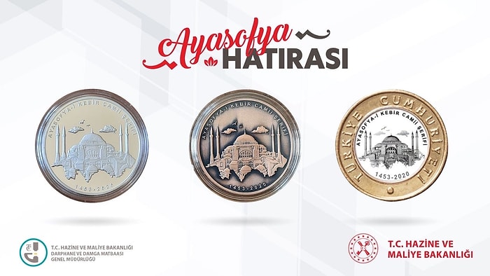 Berat Albayrak Paylaştı: Ayasofya İçin Özel Para Basıldı