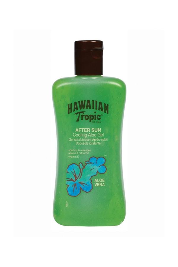13. Hawaiian Tropic'in aloe vera, E vitamini ve tropik bitkiler içeren güneş sonrası ferahlatıcı jeli şu anda indirimde, kaçırma!