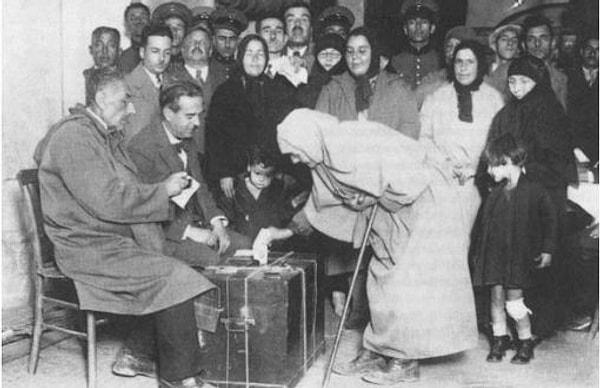 12. Kadınların ilk kez oy kullandığı Türkiye Genel Seçimleri! (1935)