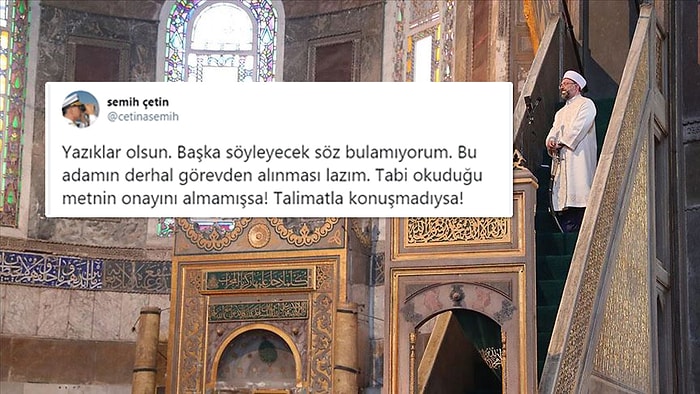 Ayasofya Hutbesinde Atatürk’ü Hedef Alan Sözler: ‘Vakıf Şartını Çiğneyen Lanete Uğrar’