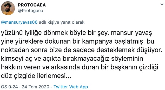 Afiyetver kampanyası sosyal medyanın da gündemindeydi...