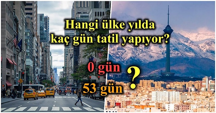 Dünyada En Çok Tatil Yapan Ülke Hangisi? İşte Ülkelere Göre Tatil Oranları