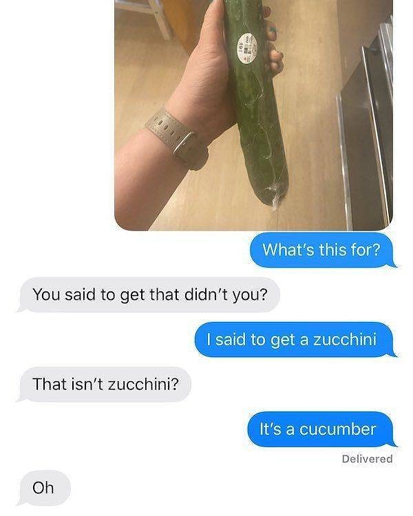4. "Когда просто попросила купить цуккини"
