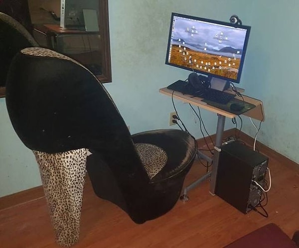 1. Стул для эпатажной дамы: