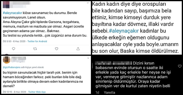 Halen aydınlatılamayan şüpheli intihar ve her seferinde ısrarla altı çizilen kadın cinayetlerinin politik olduğu gerçeği yine gericilerin fikrini değiştirmedi: Aynı tas aynı hamam...