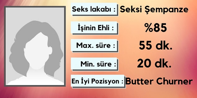 İşte senin seks kimlik kartın;