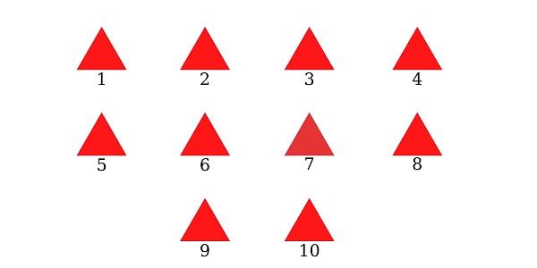 3. Hangi üçgen diğerlerinden daha farklı?