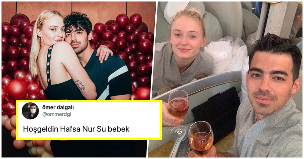 Biricik Sansa'mız Sophie Turner ve Joe Jonas Kızları Willa'yı Kucağına Aldı!