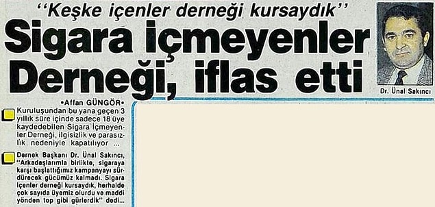13. "Keşke içenler derneği kursaydık"