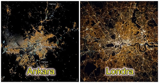 NASA'nın Uyduları Tarafından Çekilen Dünya Üzerindeki Önemli Merkezlere Ait Gece Fotoğraflarına Bayılacaksınız!