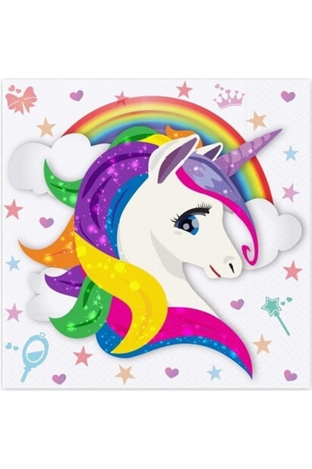 12. Unicorn aşkına! Bu peçeteyi kullanmaya kim kıyabilir ki?