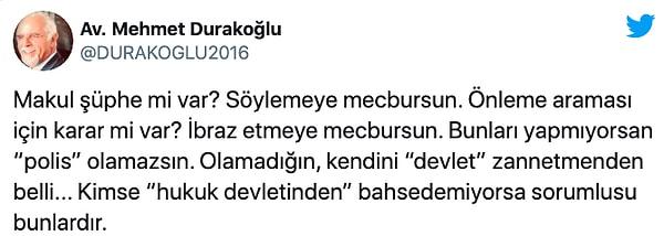 İstanbul Barosu Başkanı Durakoğlu: Kimse “hukuk devletinden” bahsedemiyorsa sorumlusu bunlardır
