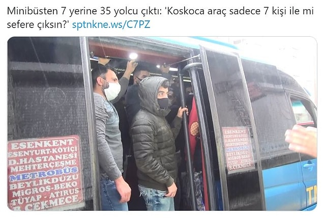 9. "Koskoca minibüs." :)