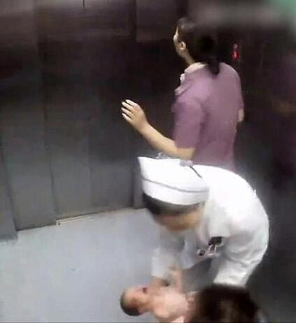 Asansörde doğum yapan kadın