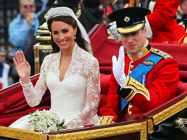 4. Kate Middleton ve Prens William, 34 milyon dolar
